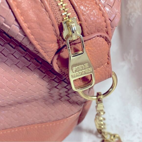 Steve Madden Crossbody Handbag XL Removable Chain Strap NWOT Perfect Gorgeous - Picture 4 of 11